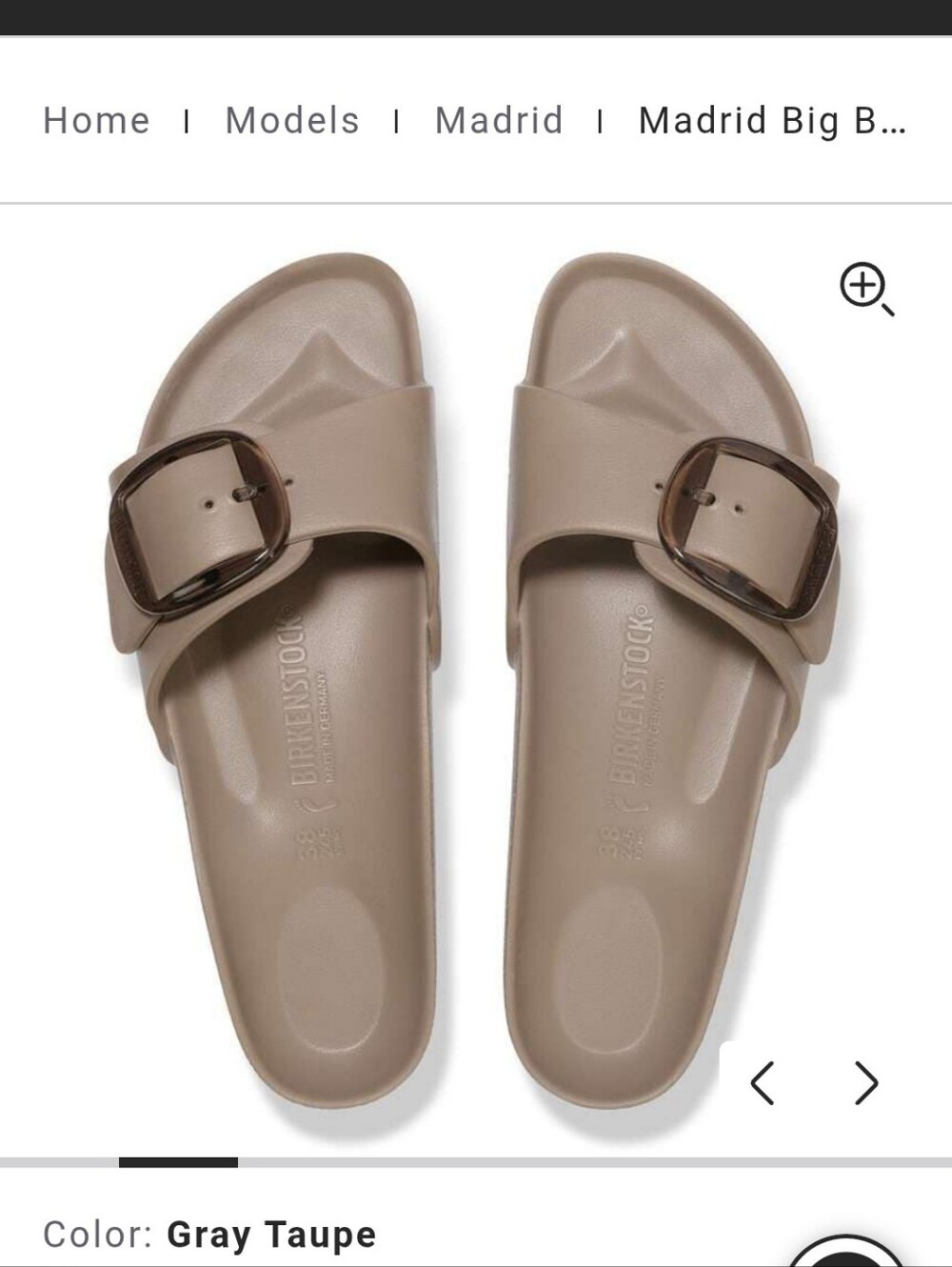 Birkenstock Madrid Big Buckle EVA Sandal